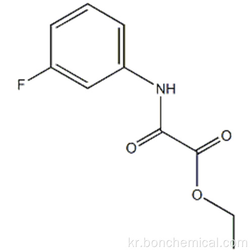 아세트산, [(3- 플루오로 페닐) 아미노] 옥소-, 에틸 에스테르 CAS 54739-26-3